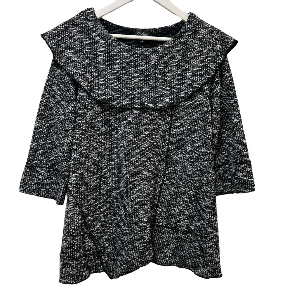 Toofan  Asymmetrical Knit Sweater Tunic Size Small